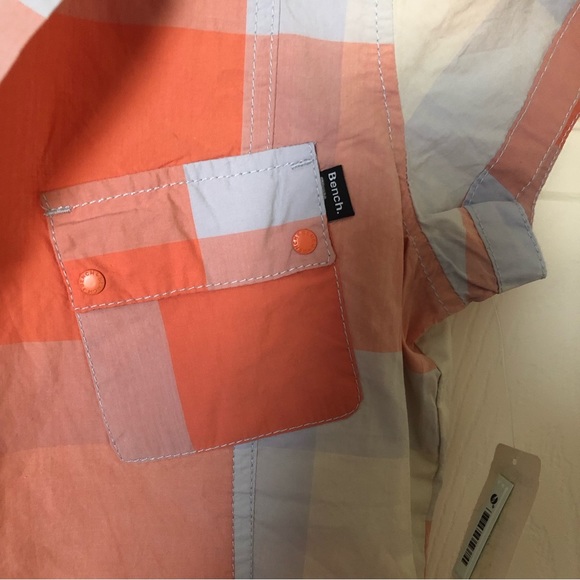 NEW Bench Cotton Shirts Cap Sleeve Button-up Shirt - Picture 3 of 9